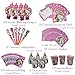 Unicorn Party Supplies, decorations by E-Z Parties, 138 Pieces Complete Party Set-up for birthdays, Baby Showers and more, Everything You Need for a Perfect Celebration, Serves 10