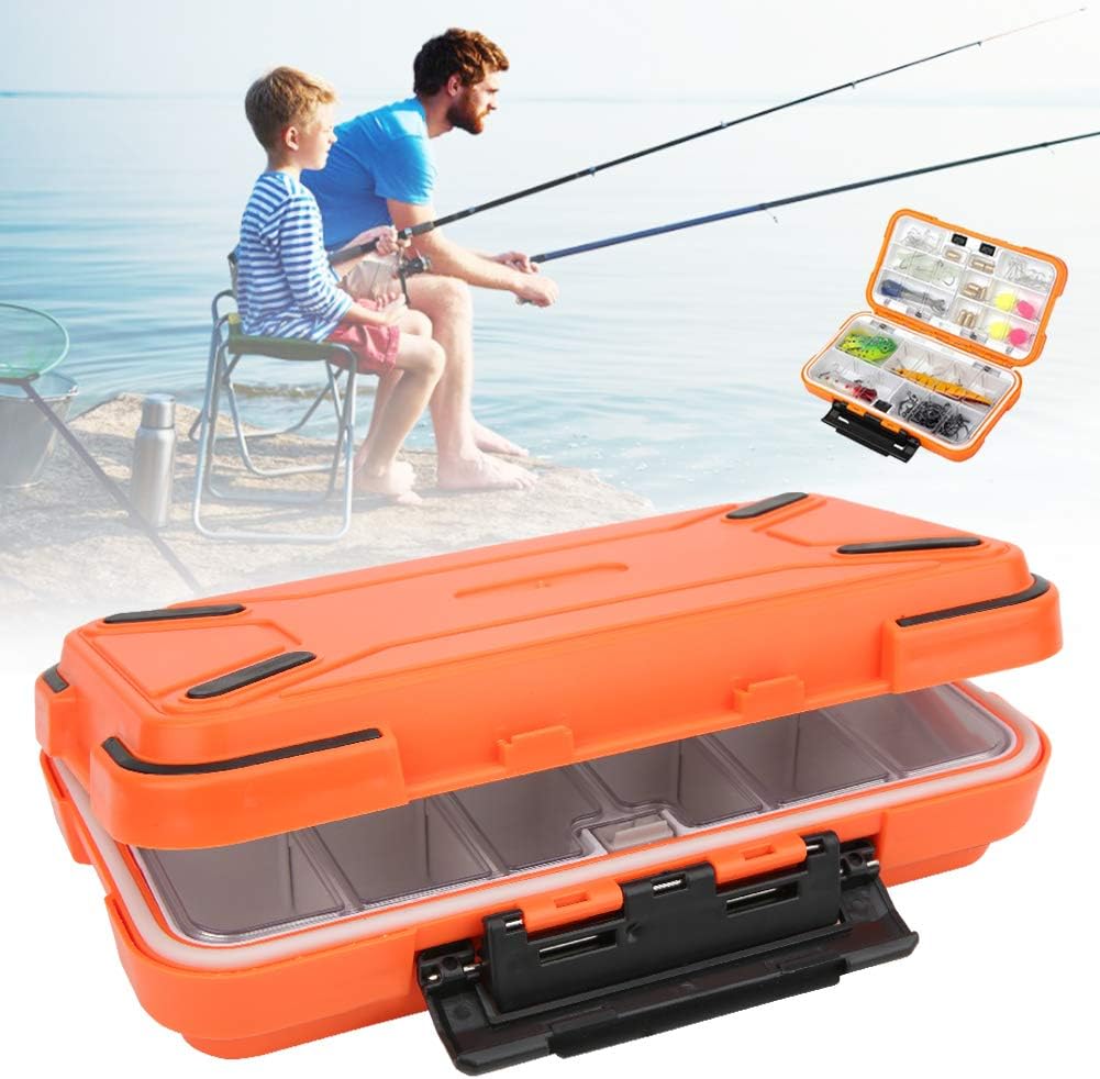 Yagosodee Fishing Lure Tackle Box, Fishing Tackle Storage Trays,ABS Waterproof Fishing Tackle Box Bait Lure Hooks Storage Case Organizer Container Accessory: Sports & Outdoors