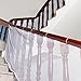 Rain Queen Kids Safety Net, Balcony and Stairway Safety Net for Baby Child Kids Indoor & Outdoor- Child Safety; Pet Safety; Toy Safety - 10ft x 2.5ft