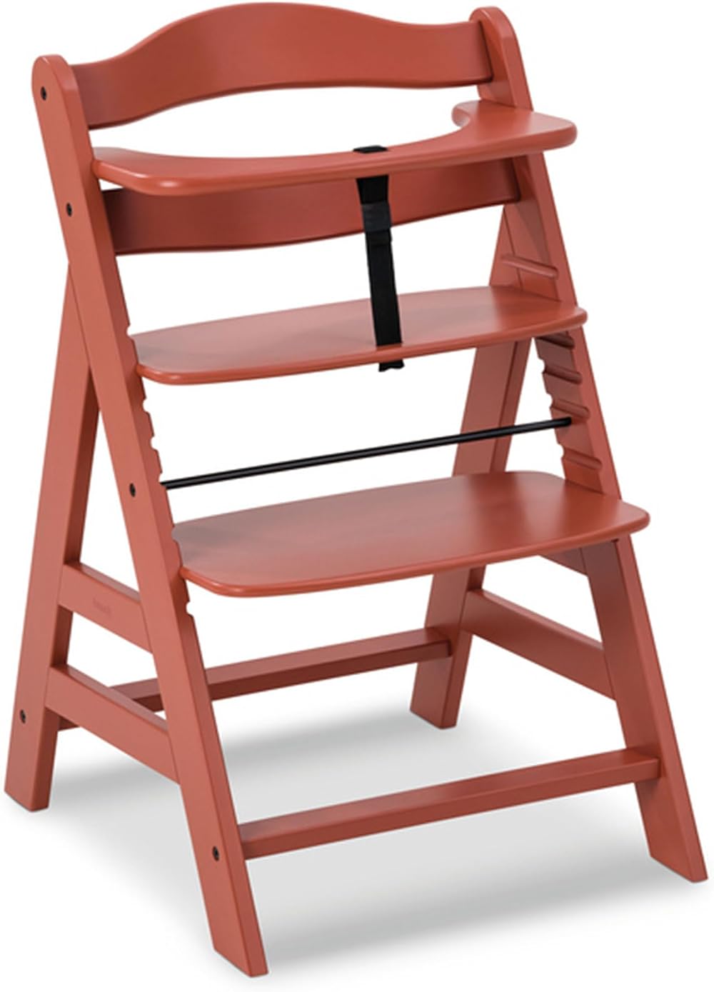 hauck Alpha+ Cork Wooden High Chair Beech 6m-90kg 5-Point Strap