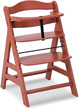 hauck Alpha+ Cork Wooden High Chair Beech 6m-90kg 5-Point Strap