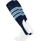 TCK Striped Baseball Stirrups - 7 Inch Cut USA Made