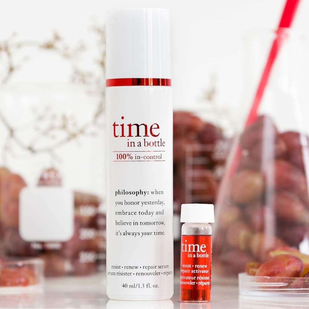 philosophy Time in a Bottle 100% Face Serum 40ml的圖片搜尋結果