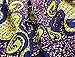 Women's High Waist A-Line Pleated African Print Midi Skirt Large Multicolored