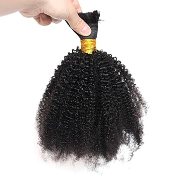 Amazon Com Zigzag Hair Afro Kinky Curly Hair Bulk No Attachment