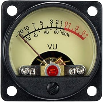 Amazon Fr Perfk Niveau D Enregistrement Audio Du Vumetre Pour Panneau 6 12v Lumiere De Retour Chaude Amperemetre Pour Equipement Audio