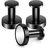 Buelkmag Magnetic Hooks for Cruise Cabins Black 150Lb Magnet Wreath Hanger | Locker Accessories Strong Magnetic Hooks for Classroom Whiteboard Grill Cruise Ship
