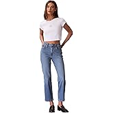 Calvin Klein Women's High Rise Straight Fit Jeans