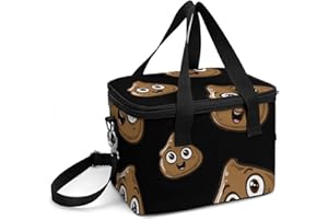 Poop Lunch Bag Insulated Lunchbox Cooler Tote for Adult Men Women