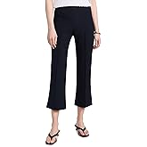 Vince Women's Mid Rise Pintuck Crop Flare Pants
