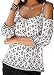 Jusfitsu Women's Low Cut Off Shoulder Casual T-shirt Loose Blouse Tops