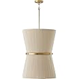 Capital Lighting 541261NP Cecilia Transitional Art Deco Luxe Hand-Wrapped Natural Rope Tapered Foyer Light Fixture, 6-Light 3