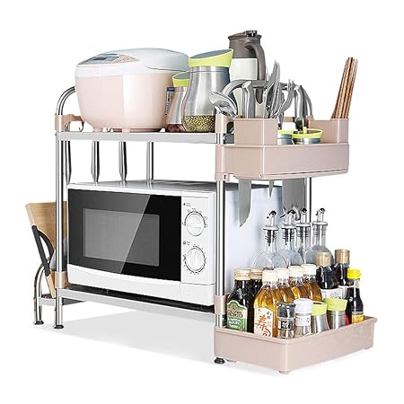 Abenily - Estante Multifuncional de Acero Inoxidable ...
