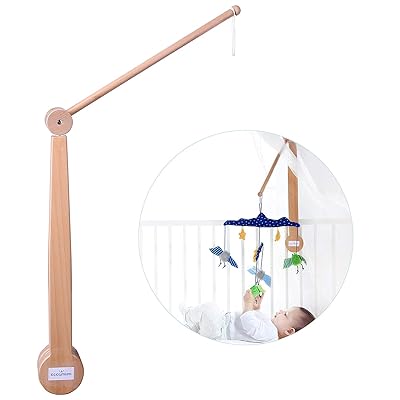 Buy Crib Mobile Baby Mobile For Crib Eccomum Mobile Holder For Crib Crib Mobile Arm Baby Mobiles Mobile Arm For Crib 19 37 Inch Adjustable 100 Beech Wooden Sleek Scandinavian Design Online In