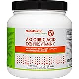 NutriBiotic Ascorbic Acid Vitamin C Powder, 2.2 Lb | Pharmaceutical Grade L-Ascorbic Acid, 2000 Mg Per Serving | Essential Im