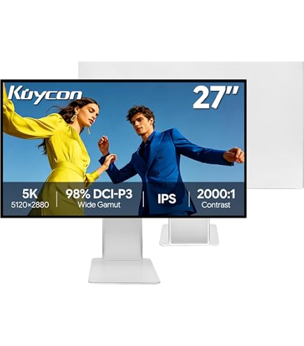 Amazon.com: Kuycon P27Z 27'' 5K Glossy Monitor, Dual Mode Monitor
