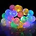 OMorc Solar String Lights,20foot 30 LED Crystal Ball Solar Powered Outdoor Globe Fairy Lights for Garden, Yard, Home, Path, Landscape Decoration