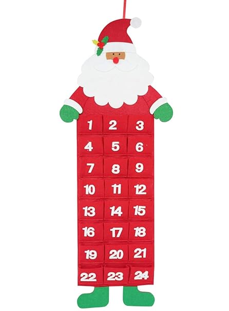 Qilicz Calendario Dellavvento Per Riempire Il Calendario Di Natale Può Essere Riempito Decorazione Natalizia Di Babbo Natale Calendario Dellavvento