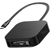 Fasgear 240W USB C to USB C Retractable Cable, 1.1m/3.6ft, Black | Type C 5A PD/PPS Fast Charging, 480Mbps Data Transfer, For