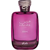 RASASI Diva for Women - 3.38 oz EDP Spray | Fruity, Floral, Amber, Musky - Eau de Parfum Spray Long-Lasting Fragrance for Women, 3.38 Ounce / 100 ml