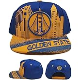 Golden State New Leader Top Level Bridge City Skyline Blue Gold Era Snapback Hat