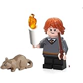 LEGO 2018 Harry Potter Minifigure - Ron Weasley (Wand, Candle and Scabbers The Rat) 75954