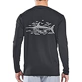NORTHYARD Men's Sun Protection Shirts Long Sleeve Swim Beach Rash Guard SPF UV UPF 50+ Fishing T-Shirt Quick Dry Lightweight