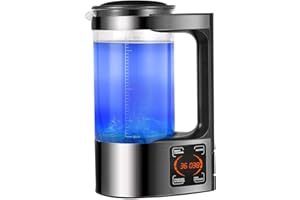 Hydrogen Water Bottle Generator, Portable Hydrogen Water Ionizer Machine, Hydrogen Rich Water Maker 2L Large Capacity Health 