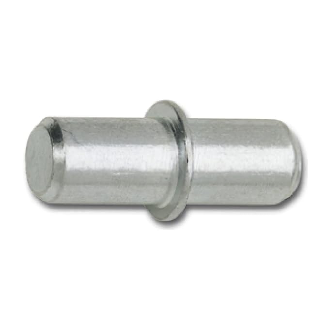 SECOTEC Bodenträger DUO mit Ring | Bohr ø 5 mm | Plattenträger zum Stecken | Stahl | 100 Stück