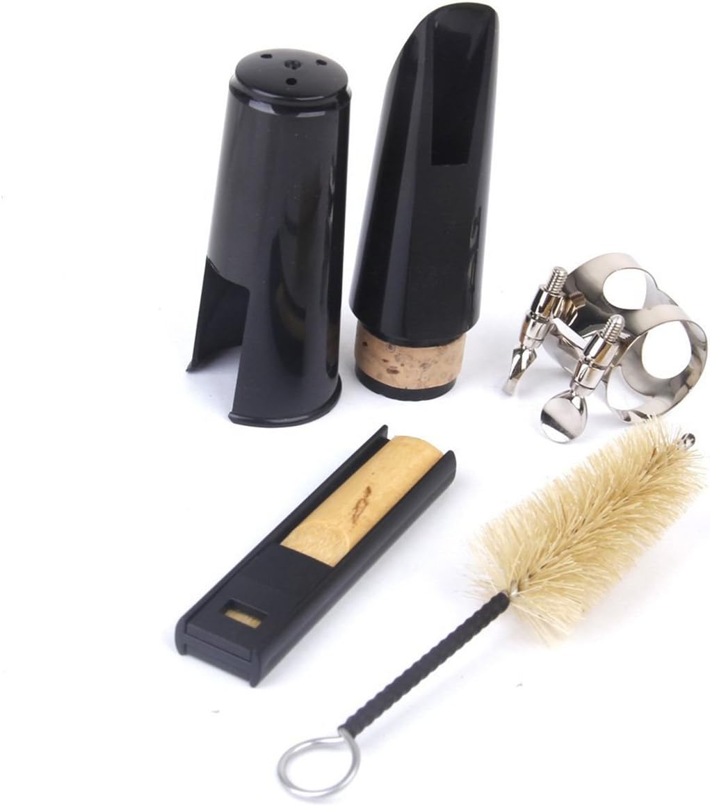 Tinksky Mouthpiece with Ligature Cap,Reed,Reed Guard CLeaning