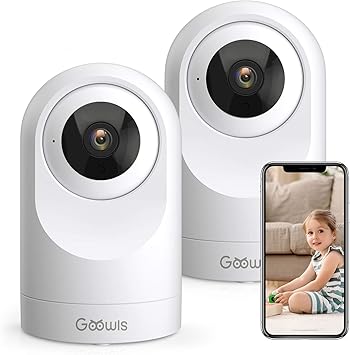 WiFi Camera Indoor, Goowls 1080P HD 