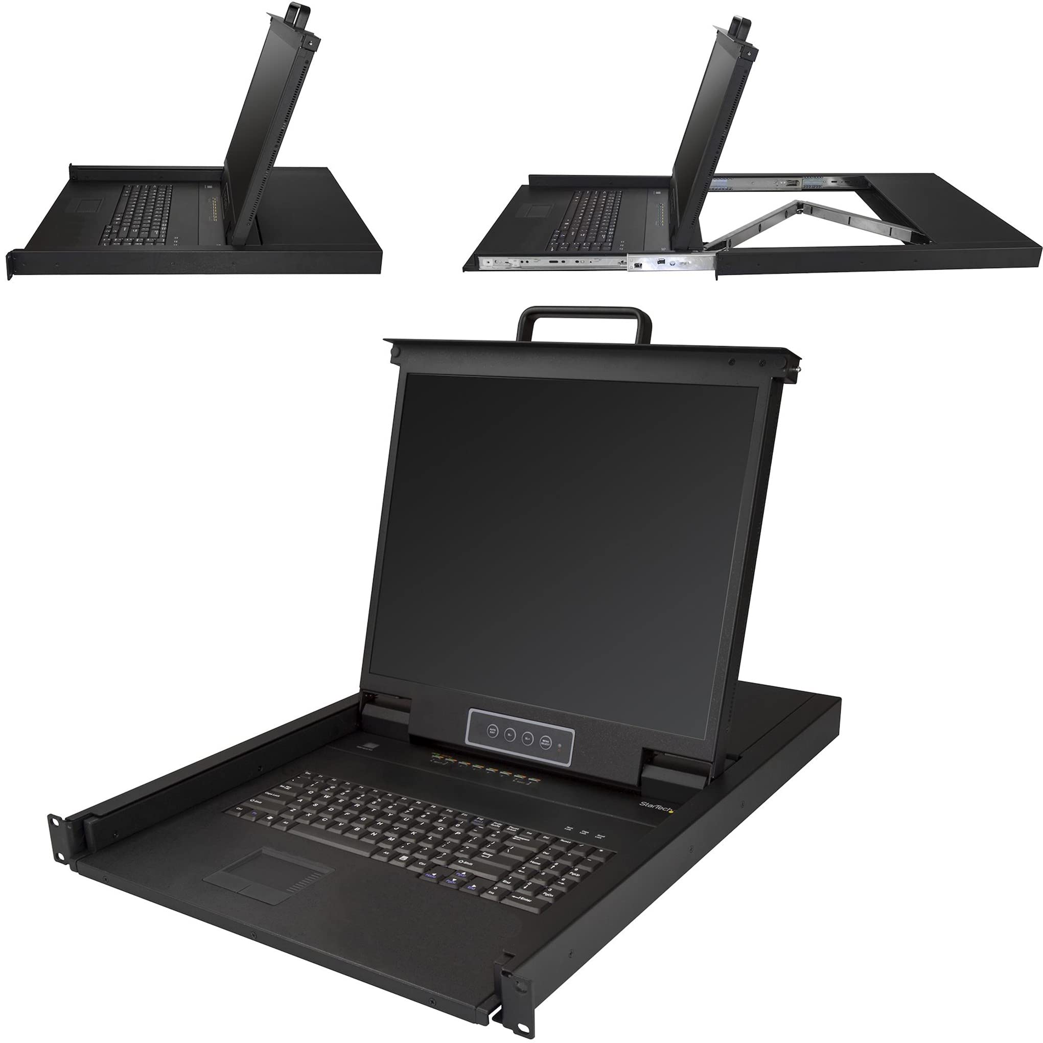 StarTech.com 8 Port Rackmount KVM Console w/ 6ft Cables - Integrated KVM Switch w/ 19
