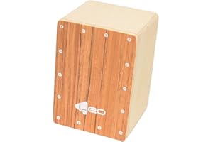 COLAXI Wooden Percussion Box Drum, Hand Drum, Percussion Portable Professional Wood Percussion Instrument Compact for Party Home Holiday, Brown Wooden