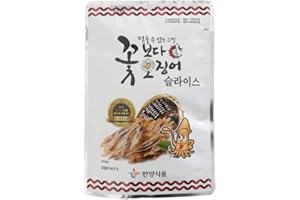 HAN YANG Korea Seasoned Dried Squid Snack Squid Over Flower 15g X 10 Pack 꽃보다오징어