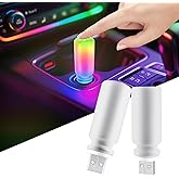 USB Night Light Touch Retro Interior Car Lights,Multicolor &13 Modes Mini USB Light Bulb for Car,Bedroom,Party,Christmas Hall