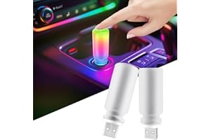 USB Light Touch Retro Interior Car Lights,Multicolor &13 Modes Mini USB Light Bulb for Car,Bedroom,Party,Christmas Hallway,Ca