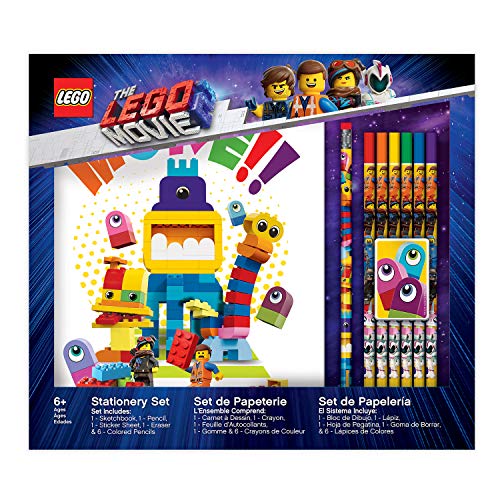 LEGO The Movie 2 Duplo Sketchbook Stationery Set