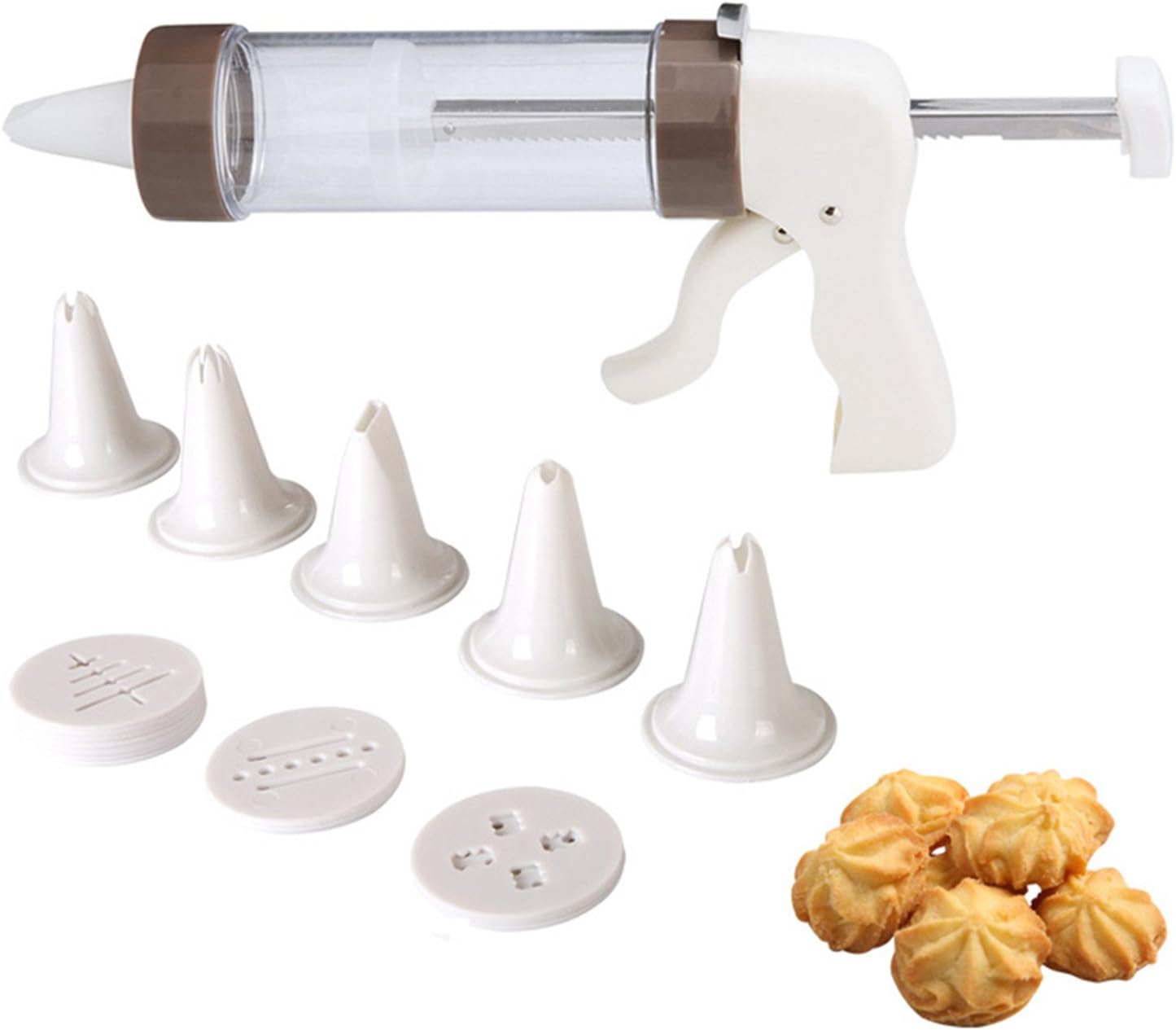CHSEEA Biscuit Making and Icing Set, Cookie Biscuit Press and Cake