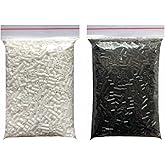 5MM White 2200pcs and Black 2200pcs Iron Beads Fuse Beads for Crafts,Handmade Decor DIY Make