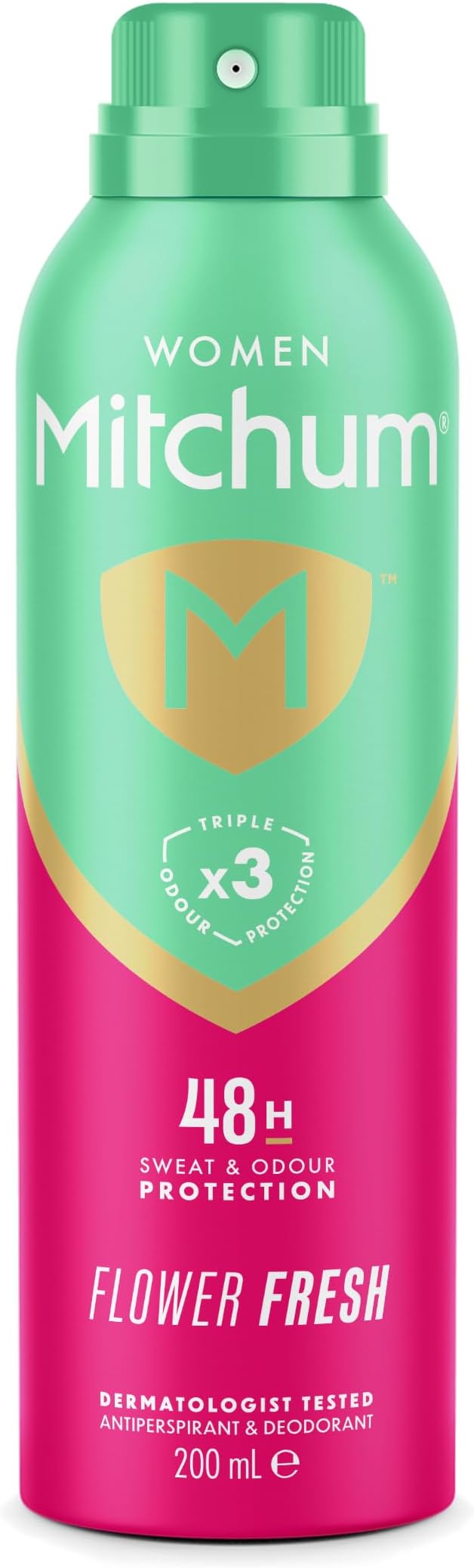 Mitchum Women Flower Fresh 48HR Protection Antiperspirant Deodorant 200 ml