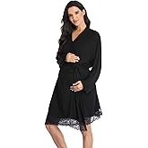 Maternity Robes for Women - Hospital Labor Delivery Robes - Pregnancy Nursing Sleepwear