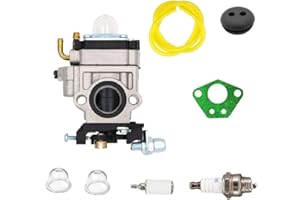 SAKITAM Carburetor Kit for Thunderbay Y43 Auger Power Head Y2007 Mini Cultivator 430025 Carb Fuel Line Grommet Spark Plug