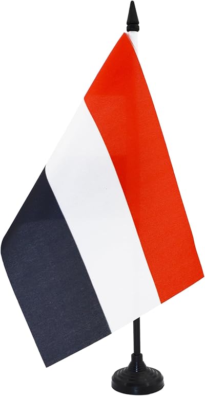 AZ FLAG Yemen Table Flag 5x8 in 21x14 cm Polyester Desk Flag with Pole and Base