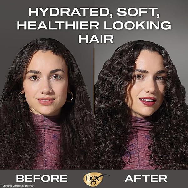 OGX NOURISHING + COCONUT MILK CONDITIONER, HYDRATING & RESTORING CONDITIONER MOISTURIZES FOR SOFT HAIR AFTER THE FIRST USE, PARABENS-FREE, SULFATE-FREE SURFACTANTS, 13 FL. OZ