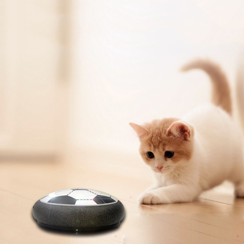 HoverBall Indoor Fußball Spielzeug für Kinder, Svance Air football Power Soccer Disk mit LED Buntes Licht für Jungen und Mädchen spielen Sport Spiele mit 3-5 Jahren Alt