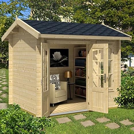 Greenway 2 5m X 2m Mini Elizabeth Log Cabin Traditional Log