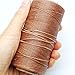 284yrd brown Leather Sewing Waxed Thread 150D 1mm Leather Hand Stitching 125g