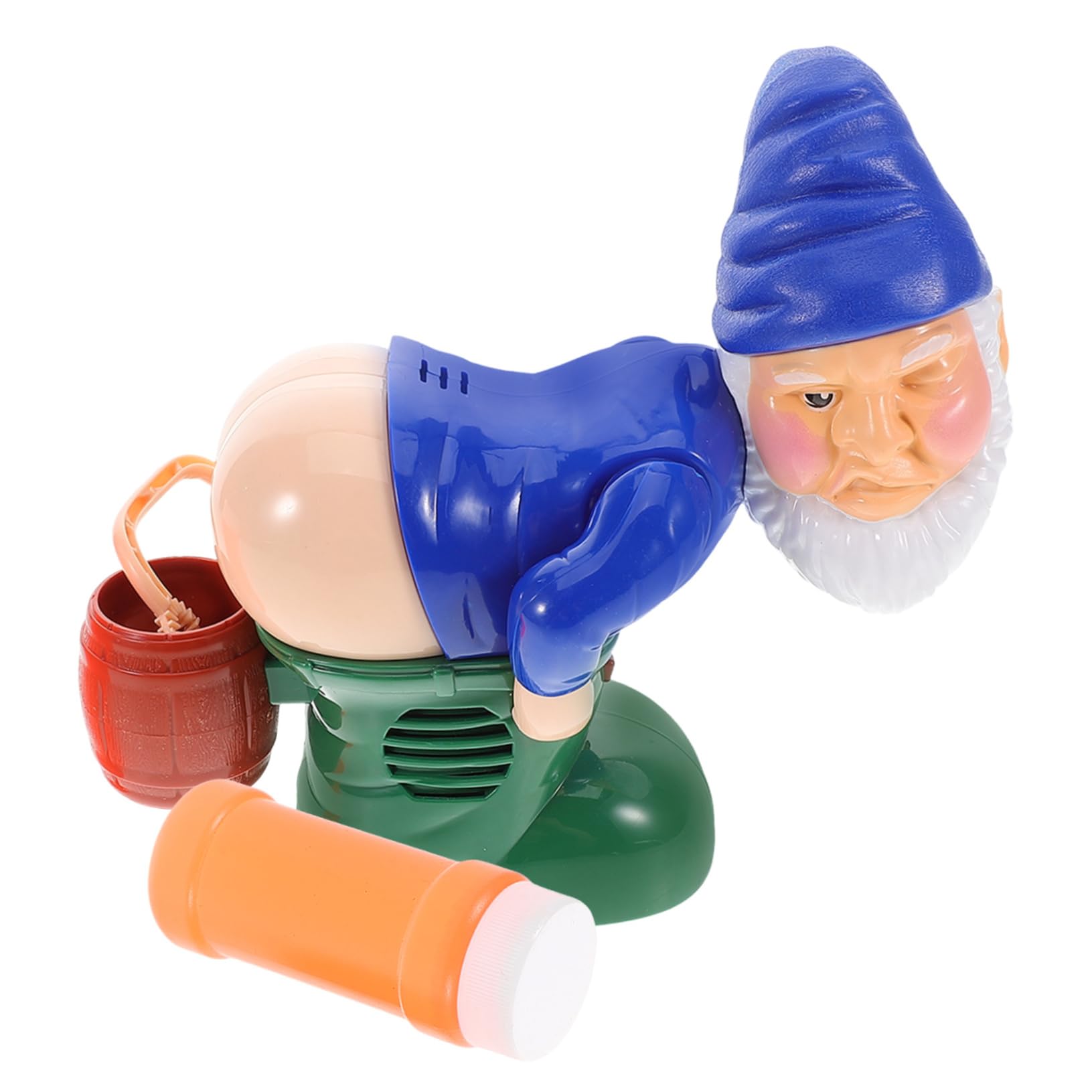 TOYANDONA Farting Santa Bubble Machine: Plastic Funny Christmas Bubble Blower with Hilarious Fart Sounds - Easy One Button Operate - Perfect for Kids Adults Holiday Party Favor (Without Battery)