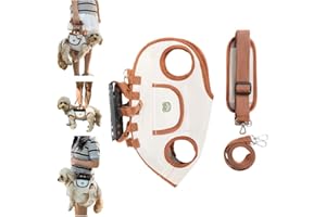 Portable Pet Carrier Sling Bag with Adjustable Strap, Reversible Dog Cat Sling Carrier, Hands Free Cross Body Carrier for Pup