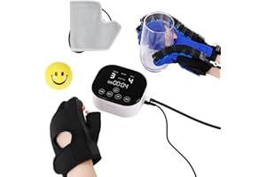 JORWYSTIA Rehabilitation Robot Gloves for Hempiplegia Stroke, Robotic Hand Glove for Hand Dysfunction Recovery, Finger Exerciser Stroke Hand Recovery Device Physical Therapy Equipment (Small-Right)